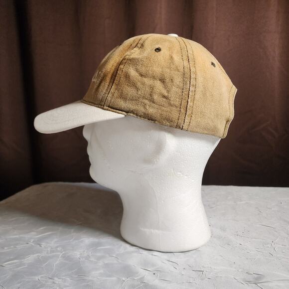Titleist DCI Golf Hat Adjustable Strapback Woven Canvas Beige Golfing - Picture 4 of 5